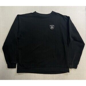 Hard Luck Sweatshirt Men's Size XL Black Graphic Skater Y2K Old School Skull